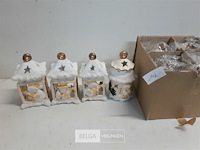 8 x t-lichthuisje winter 4 assorti - afbeelding 1 van  3