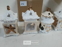 8 x t-lichthuisje winter 4 assorti - afbeelding 3 van  3