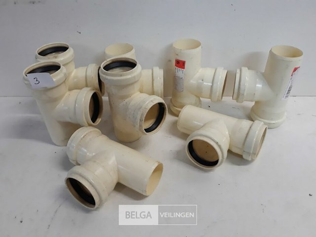 8 x t stuk 50mm pvc met dichting - afbeelding 2 van  3