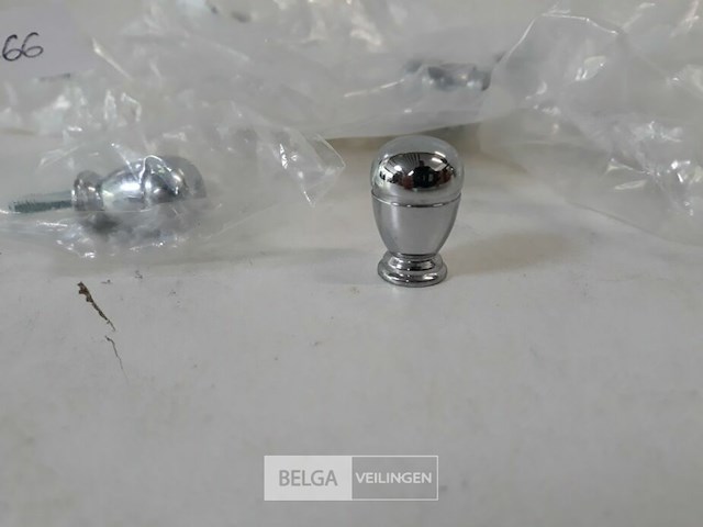 8 x top messing verchroomd 15 mm - afbeelding 3 van  3