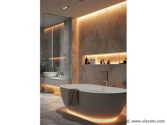 8 x trophies 200 cm spatwaterdichte wave led strips ip65 - afbeelding 2 van  11