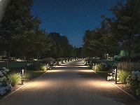 8 x tuinlamp 50cm gu10 fitting zand zwart waterdicht - afbeelding 6 van  9