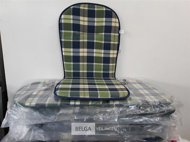 8 x tuinstoel kussen 40x45x55 cm - afbeelding 1 van  3