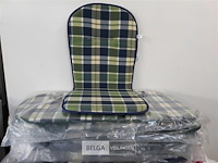 8 x tuinstoel kussen 40x45x55 cm - afbeelding 1 van  3