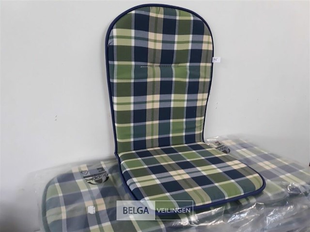 8 x tuinstoel kussen 40x45x55 cm - afbeelding 3 van  3