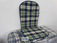 8 x tuinstoel kussen 40x45x55 cm - afbeelding 3 van  3