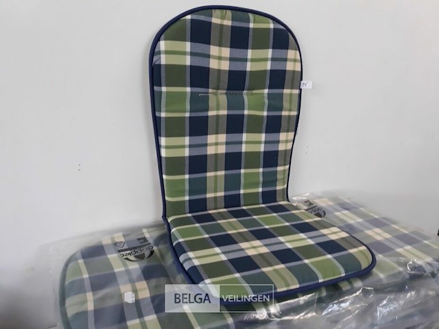 8 x tuinstoel kussen 40x45x55 cm - afbeelding 3 van  3