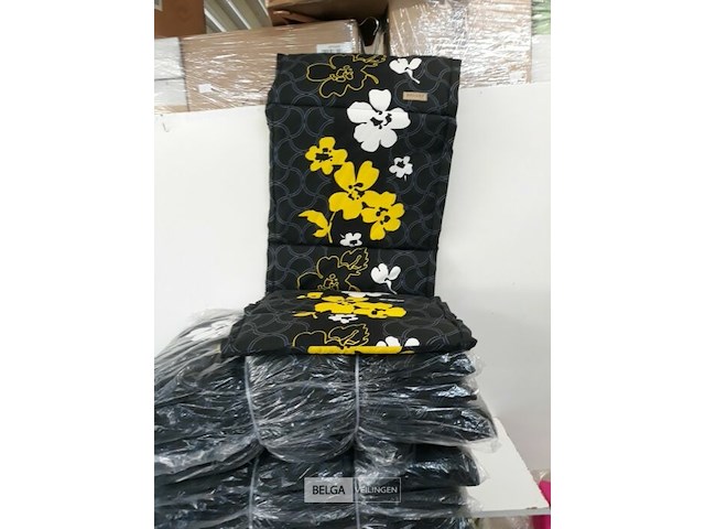 8 x tuinstoel kussen 50x50x75 cm - afbeelding 2 van  3