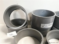 8 x verloop 110-100 pvc lijmverbinding - afbeelding 2 van  2