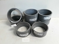 8 x verloop 110-100 pvc lijmverbinding - afbeelding 2 van  3