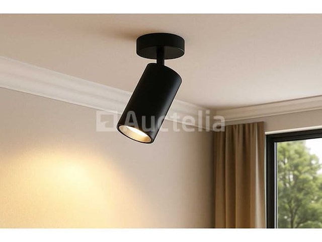 8 x verstelbare gu10 plafondspots – aluminium – ip20 - afbeelding 3 van  5