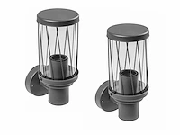 8 x wakiki 50 buiten lamp zwart - afbeelding 3 van  10