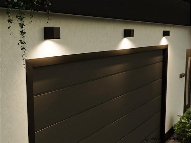 8 x wallight eco 1.0 buiten armatuur zwart - afbeelding 2 van  9