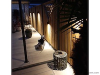 8 x wallight eco 1.0 buiten armatuur zwart - afbeelding 4 van  9