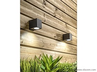8 x wallight eco 1.0 buiten armatuur zwart - afbeelding 8 van  9