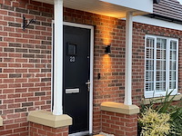 8 x wandlamp cilinder gu10 duo fitting zand zwart waterdicht - afbeelding 2 van  4