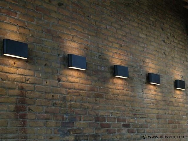 8 x weldon design wand armatuur zwart - afbeelding 1 van  8