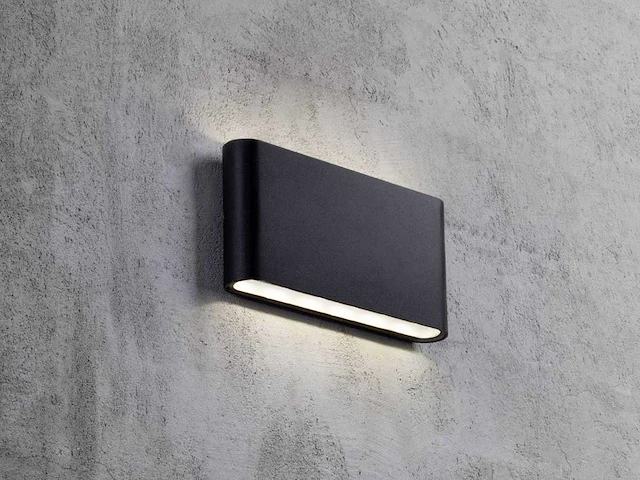 8 x weldon led wand armaturen zwart - afbeelding 1 van  8