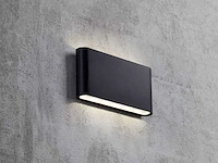 8 x weldon led wand armaturen zwart