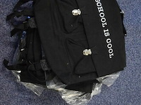 8 zwarte schooltassen - afbeelding 1 van  2