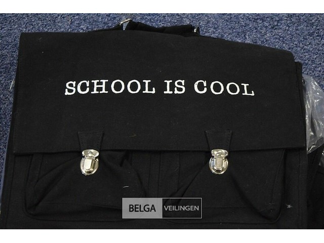 8 zwarte schooltassen - afbeelding 2 van  2