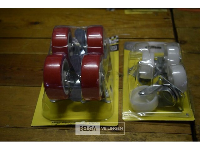 8 zwenk wielen - afbeelding 1 van  3