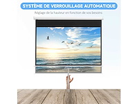 80 inch 16:9 4k hd tv en home cinema projectiescherm - afbeelding 5 van  8
