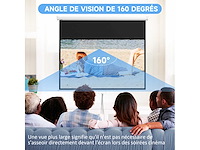 80 inch 16:9 4k hd tv en home cinema projectiescherm - afbeelding 6 van  8