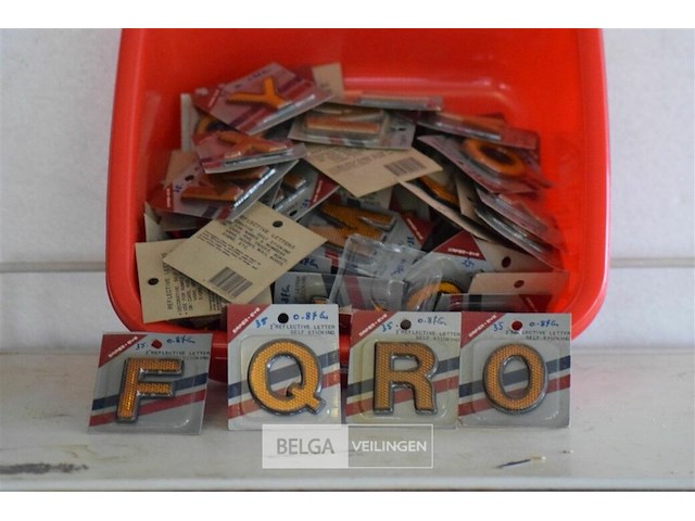±80 reflector letters - afbeelding 1 van  4