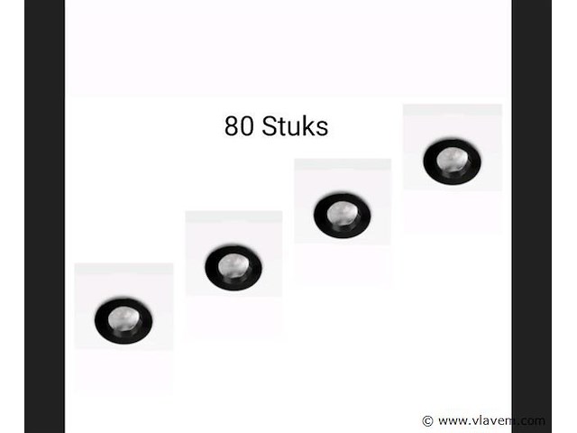 80 stuks, inbouwspots orbit - afbeelding 1 van  2
