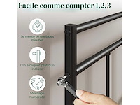 80 x 190 bed - duurzame metalen basis met hoofd - afbeelding 3 van  4