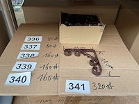 80 x bruin rustieke plankdrager