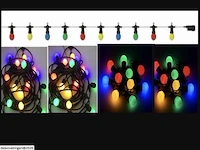 80 x st45 filament shockproof led lampen – 5 kleuren – e27 - afbeelding 4 van  5