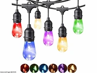 80 x st45 filament shockproof led lampen – 5 kleuren – e27 - afbeelding 5 van  5