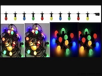 80 x st45 filament shockproof led lampen – 5 kleuren – e27 - afbeelding 3 van  4