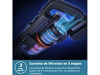 8000 serie philips draadloze stofzuiger - powercyclone 12 stick stofzuiger aqua black - afbeelding 2 van  5