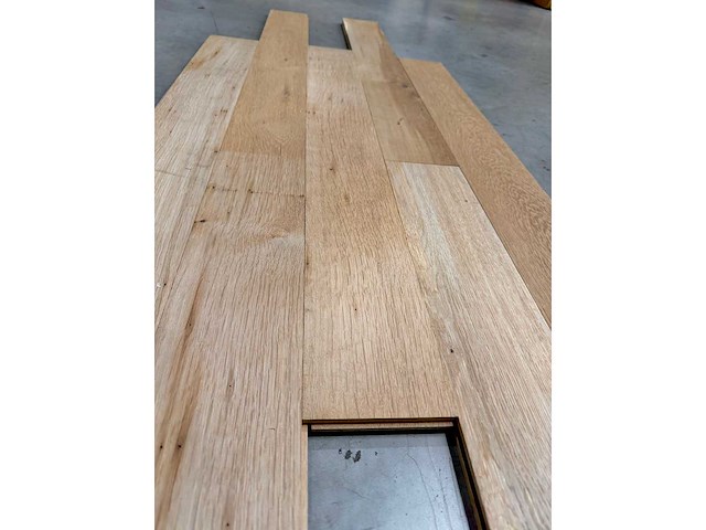 80,16 m² eiken massief parket mix set 100 / 20 cm - afbeelding 2 van  4