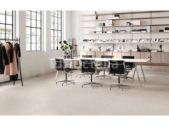 80,64m² highstone greige 60x120 rectificatie, vloer en muur in stenen - afbeelding 1 van  3