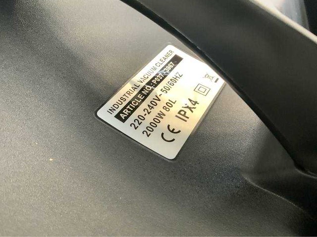 80l - industriële stofzuiger 2000w - afbeelding 3 van  11