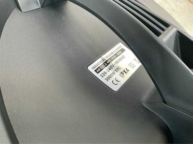 80l - industriële stofzuiger 3000w - afbeelding 4 van  8