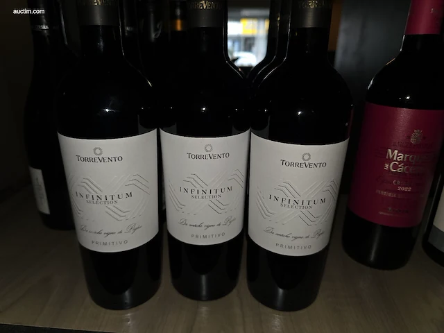 (80x) fles(sen) diverse wijnen en sterke dranken... - afbeelding 2 van  21
