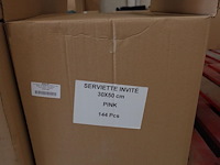 80x handdoek roze - afbeelding 4 van  5