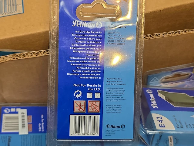 (80x) inktpatronen voor printers pelikan e42,... - afbeelding 3 van  4