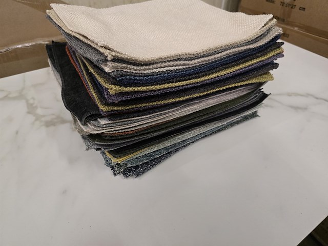 80x lapjes stof oa camargue 30x25cm - afbeelding 1 van  18