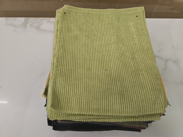 80x lapjes stof oa rib 30x25cm - afbeelding 8 van  12