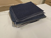 80x lapjes stof oa zentih 30x25cm - afbeelding 1 van  10