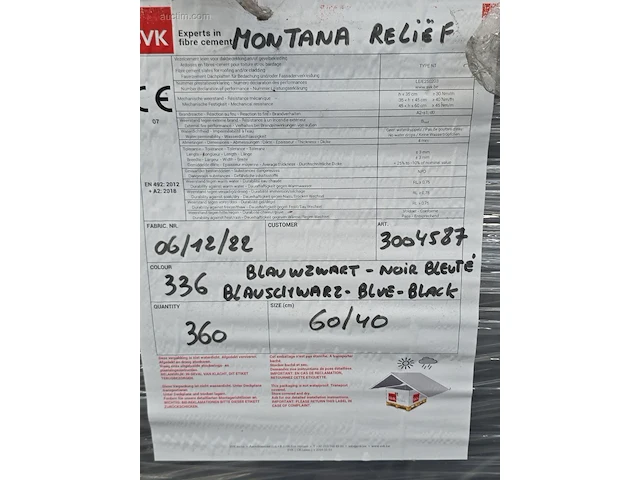 (820x) vezelcement leien svk montana reliëf - afbeelding 4 van  5