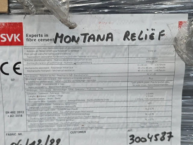 (820x) vezelcement leien svk montana reliëf - afbeelding 5 van  5