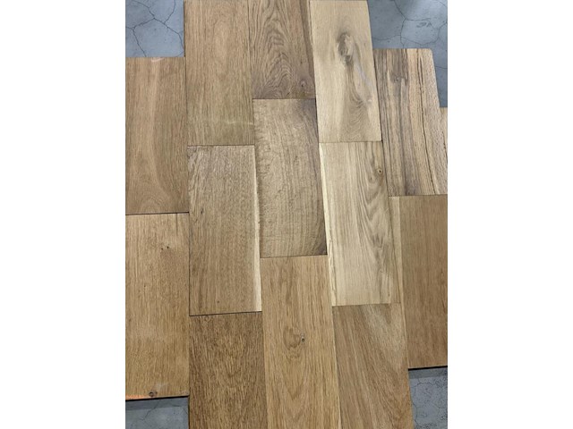 83,52 m2 eiken massief parket 40x12cm - afbeelding 2 van  5