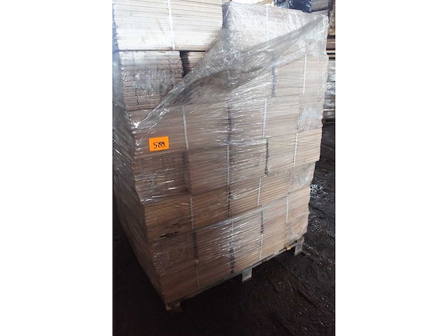 83,66 m² massief beuken visgraatparket 16mm - afbeelding 4 van  5